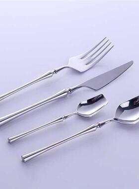 Western Portable Cutlery Set Travel Tableware 24pcs 304 Stai