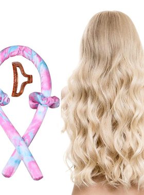 1PC  Heatless Curling Rod Headband No Heat Curls Ribbon