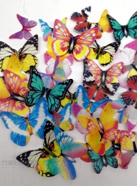 Edible Cake Decoration Mixed Butterfly Glutinous Wafer Rice