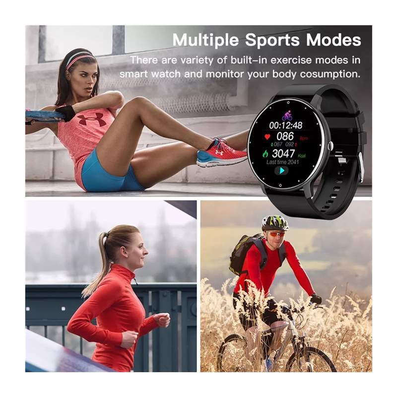 2023 New Smart Watch Women Men Lady Sport Fitness Smartwatch