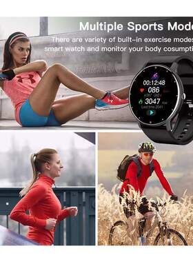 2023 New Smart Watch Women Men Lady Sport Fitness Smartwatch