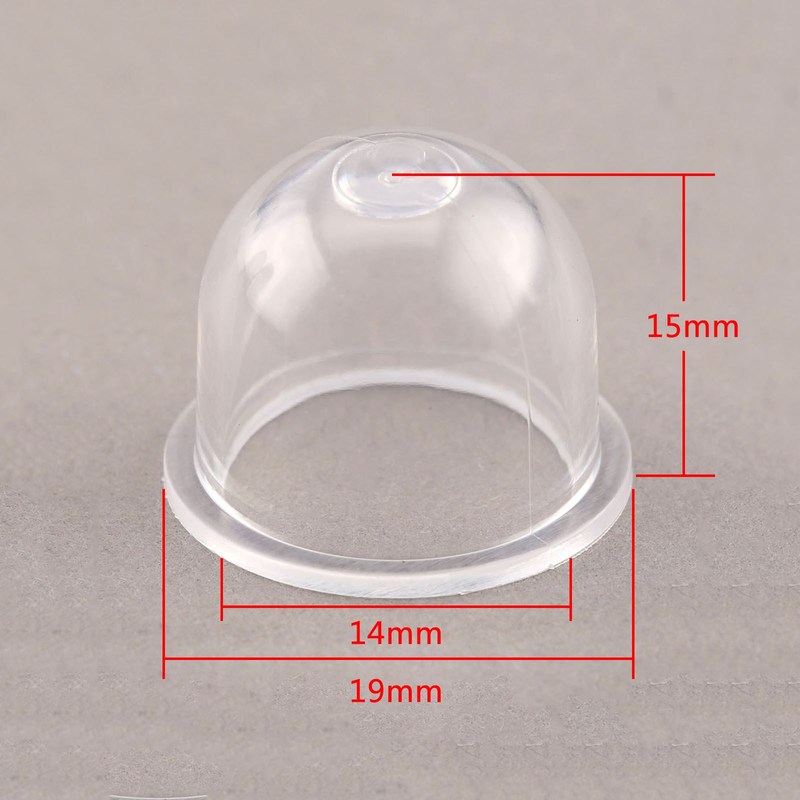 10Pcs 15mm Carburetor Spare Parts Carb Primer Bulbs Cap Smal