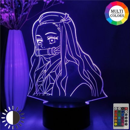 Acrylic Led 3D Night Light Anime Demon Figure Slayer Kamado