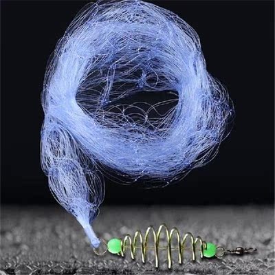 Diamond Grade Spring Fishing Net with Light and Night Ball,