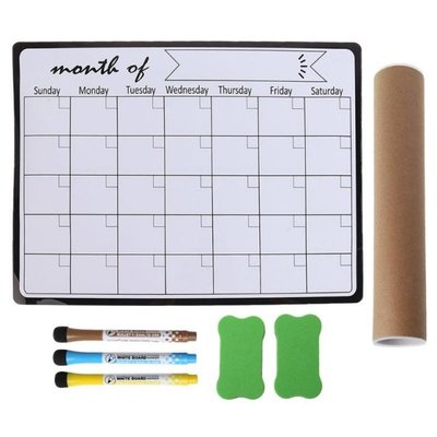 Monthly Planner Magnetic Whiteboard Fridge Magnets Drawing M