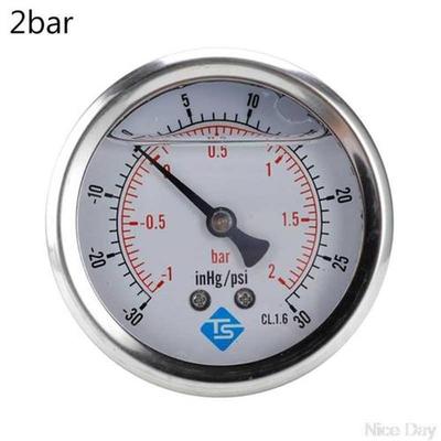 Compound Pressure Vacuum Gauge Glycerine Filled 68mm -1~0/1/