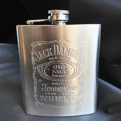 8oz Stainless Wine Whisky Steel Hip Flask for Travel