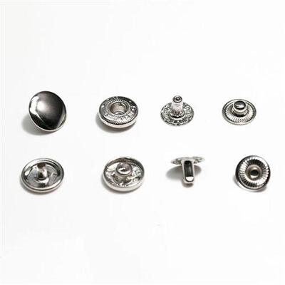 5 Colors(Each 25 Sets) Snap Buttons 4 Tools Metal Press Stud