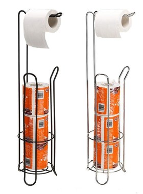 60x12cm Stainless Steel Kitchen Paper Roll Stand Toilet Pape