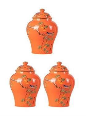 Ceramic Ginger Jars Porcelain Storage Jar Tea Canister