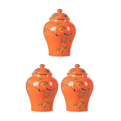 Ceramic Ginger Jars Porcelain Storage Jar Tea Canister