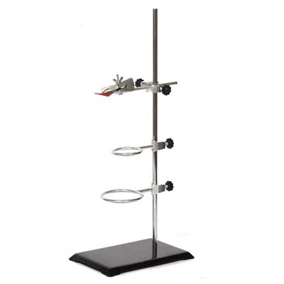 Laboratory Grade Metalware Support Stand, Cork Lined Burette