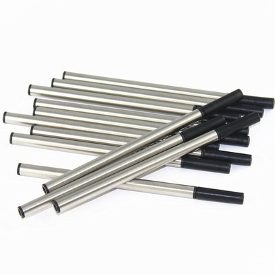 High quality 10 pcs black Refill Medium Nib Rollerball pen