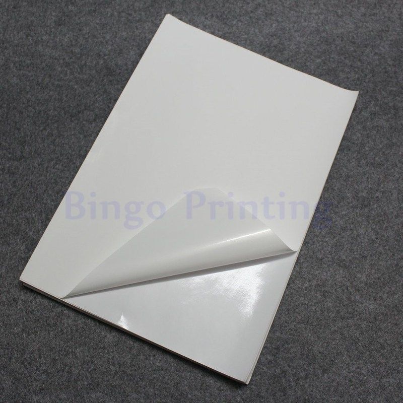 50 Sheets White A4 Waterproof Sticker Polymer Paper Synthet