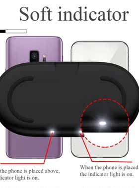 Fast Charging Safe Dual Induction Wireless Charger LED Indic