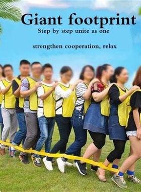 119cm 5 People Giants Footsteps Trams Fastening Tape