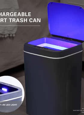 USB Charging 16L Smart Trash Can Automatic Sensor Dustbin I