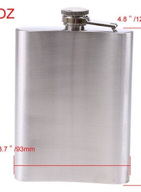 Stainless Steel Hip Flask Liquor Whiskey Alcohol Pocket Wine