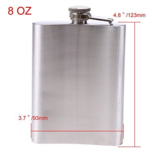 Stainless Steel Hip Flask Liquor Whiskey Alcohol Pocket Wine