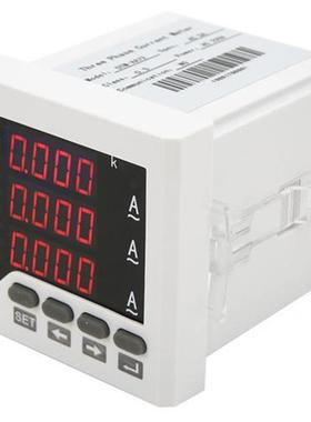 DTM-AA72 3 Phase Current Meter LED Digital Display Programma