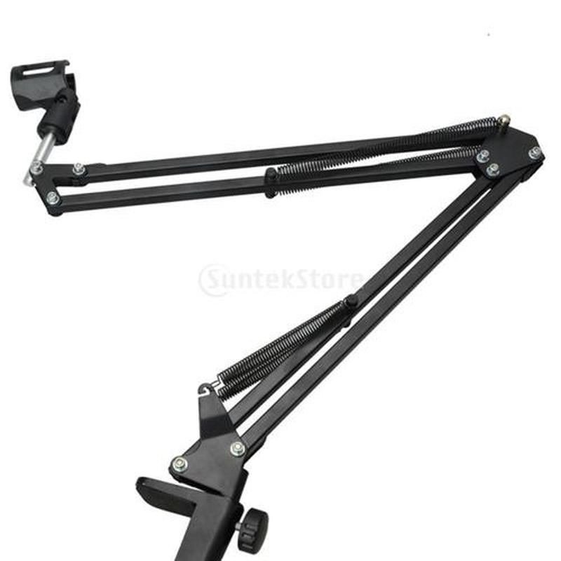 Recording Microphone Stand Black Suspension Scissor Arm