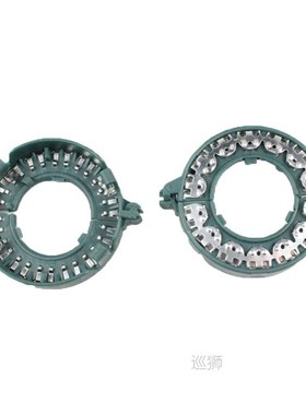 2 Pcs Xenon HID Light Bulb D1S D2S holder base rings metal L