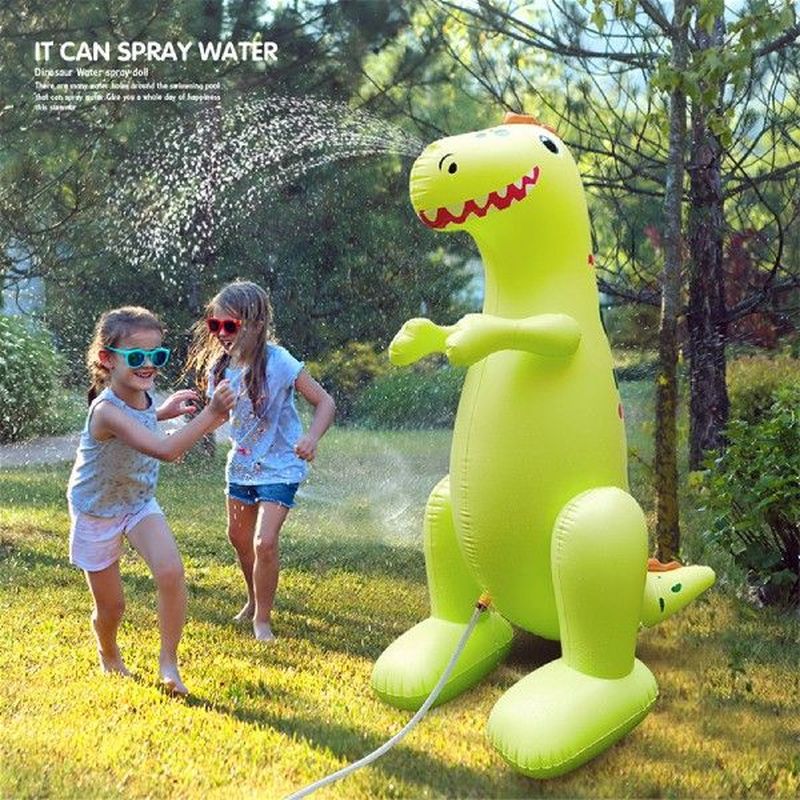 Inflatable Dinosaur Sprinkler Water Sprinkler Toy Dino