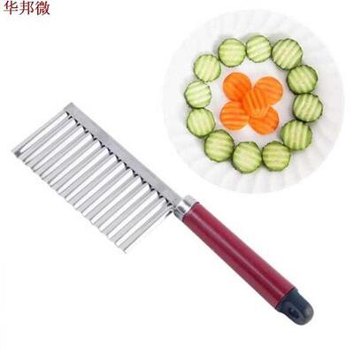 nouvelle pomme de terre ondulé tranchant couteau en a