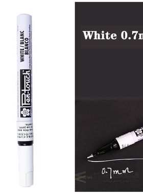 Permanent Metallic Marker Pens White Silver Gold Paint Pen