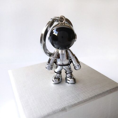 3D Astronaut Keychain Space Robot Spaceman Keychain Alloy