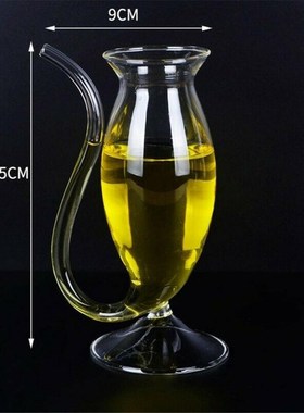 2020 Hot Wine Glass Cup Clear Glassware Mug Cocktail Straw C