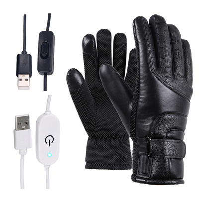 Motorcycle Electric Heated Gloves Windproof For Cycling Skii
