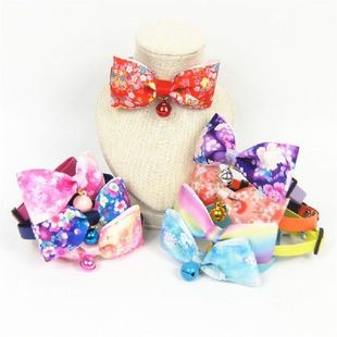 5PCS New Flowers Adjustable Pet Dog Bow Ties Pet Ribbon