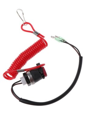 Boat Outboard Engine Motor Kill Stop Switch Motorboat Safety