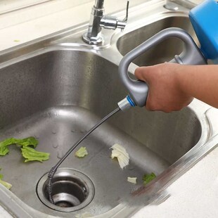 5 meters Long Kitchen Toilet Sewer Blockage Hand Tool Pipe D