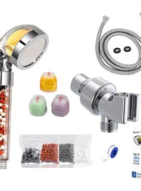 Vitamin C Filter Shower Head Kit Chlorine Flouride Filter Ha