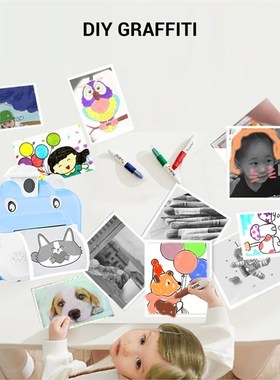 Children Camera Instant Print Camera For Kids 1080P HD Came