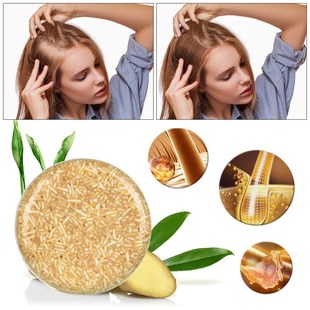 Ginger Thickening Shampoo Solid Bar for Growth Hair Care Ant