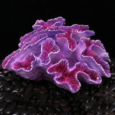 1PCS Aquarium Landscaping Decor Simulation Purple Coral