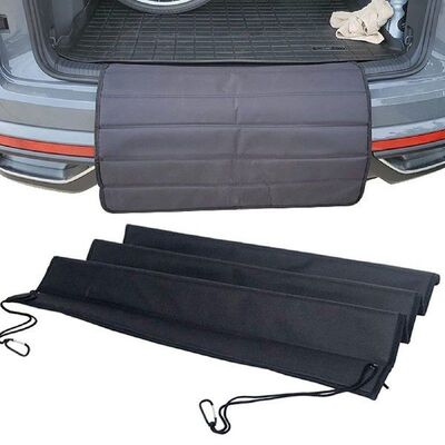 Foldable Bumper Guard Car Bumper Protective Pad Black