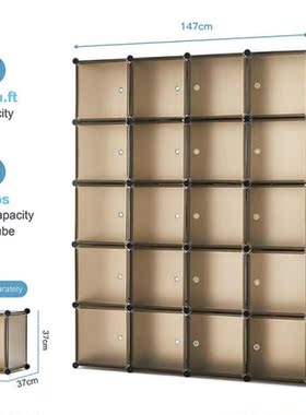 20PCS Shelf Storage Cabinet Buckle Connectors Simple Wardrob