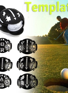 MARK GOLF BALL STENCIL MARKER TEMPLATE DRAWING LINE KIT PEN