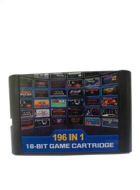 10 pcs a lot Hight quality 196 in 1 games cards cartridge 16