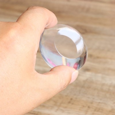 Transparent silicone anti-collision stick household doorknob