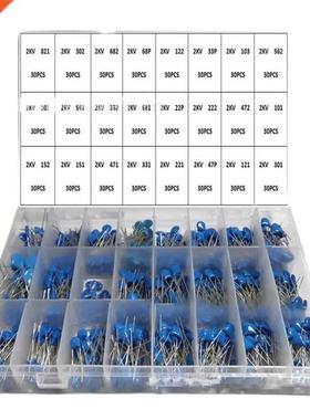 720Pcs/Lot 2000V Ceramic Capacitors 24 Value Assortment Kit