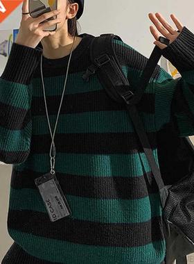 Women Sweater Winter Pullovers Woman Striped Sweater Casual