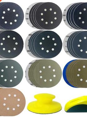 50Pcs 125mm 5 Inch Sander Disc Sanding Discs 60-1000 Grit Si