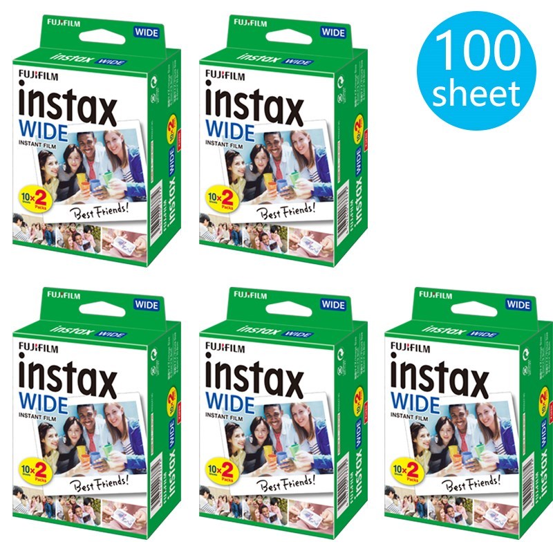 Genuine Fujifilm Instax Wide Film White 200 For Fuji Instan
