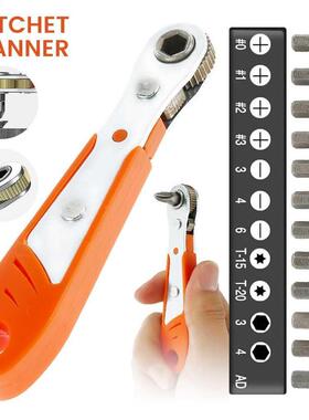 1 Pcs Mini Magnetic Ratchet Wrench Hexagon Torx Bidirectiona