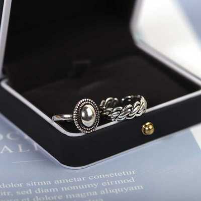 Evimi 925 erling Silver Rings Couples Accessories INS Fash